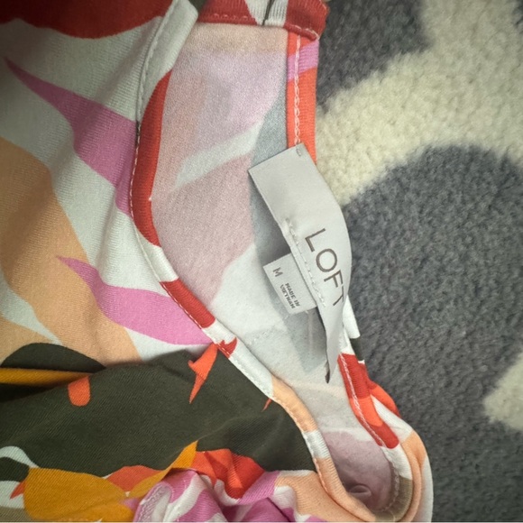 LOFT Multicolor Floral Dress - Picture 2 of 3